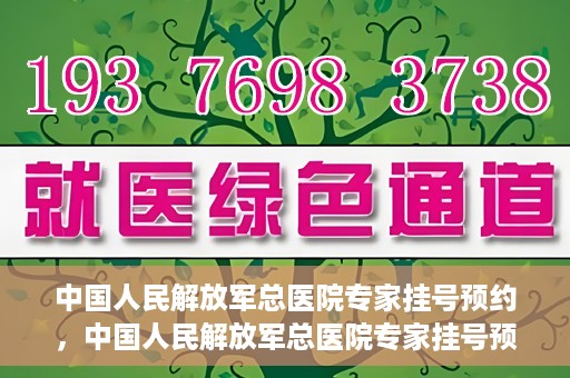 中国人民解放军总医院专家挂号预约，中国人民解放军总医院专家挂号预约攻略