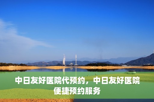 中日友好医院代预约，中日友好医院便捷预约服务