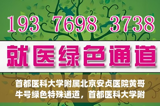 首都医科大学附属北京安贞医院黄哥牛号绿色特殊通道，首都医科大学附属北京安贞医院黄哥牛号，绿色特殊通道开启健康之门