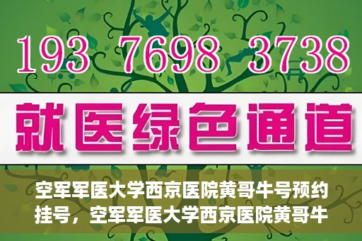 空军军医大学西京医院黄哥牛号预约挂号，空军军医大学西京医院黄哥牛医生预约挂号攻略