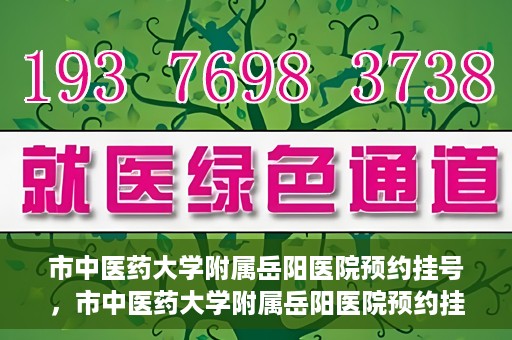 市中医药大学附属岳阳医院预约挂号，市中医药大学附属岳阳医院预约挂号攻略，便捷就医从这里开始