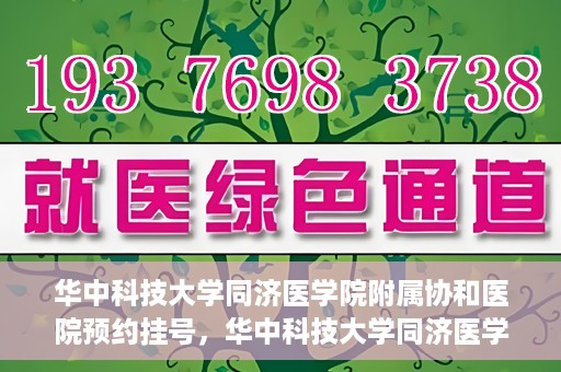 华中科技大学同济医学院附属协和医院预约挂号，华中科技大学同济医学院附属协和医院预约挂号指南