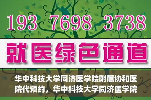 华中科技大学同济医学院附属协和医院代预约，华中科技大学同济医学院附属协和医院便捷代预约服务解析