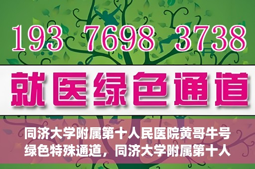 同济大学附属第十人民医院黄哥牛号绿色特殊通道，同济大学附属第十人民医院黄哥牛号，绿色特殊通道开启健康之门