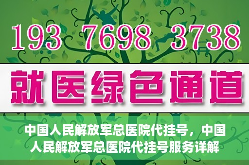 中国人民解放军总医院代挂号，中国人民解放军总医院代挂号服务详解