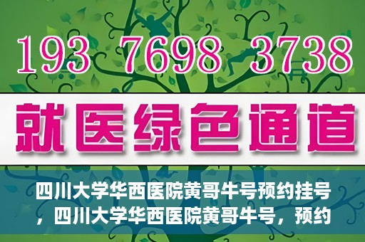 四川大学华西医院黄哥牛号预约挂号，四川大学华西医院黄哥牛号，预约挂号攻略与指南