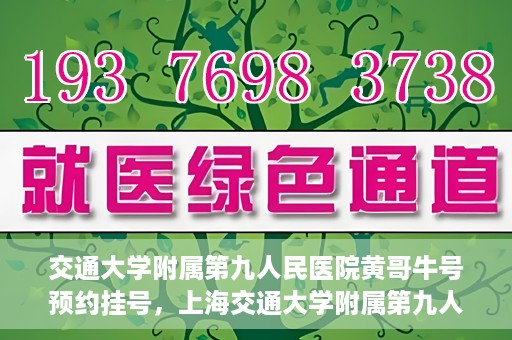 交通大学附属第九人民医院黄哥牛号预约挂号，上海交通大学附属第九人民医院黄哥名医号预约挂号攻略