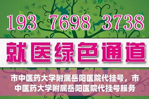 市中医药大学附属岳阳医院代挂号，市中医药大学附属岳阳医院代挂号服务解析