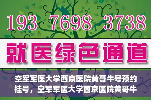 空军军医大学西京医院黄哥牛号预约挂号，空军军医大学西京医院黄哥牛医生预约挂号攻略
