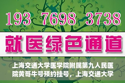 上海交通大学医学院附属第九人民医院黄哥牛号预约挂号，上海交通大学医学院附属第九人民医院黄哥牛号预约挂号攻略解析