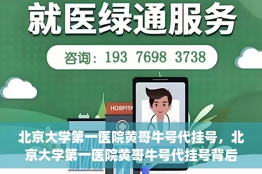 北京大学第一医院黄哥牛号代挂号，北京大学第一医院黄哥牛号代挂号背后的故事与真相探索
