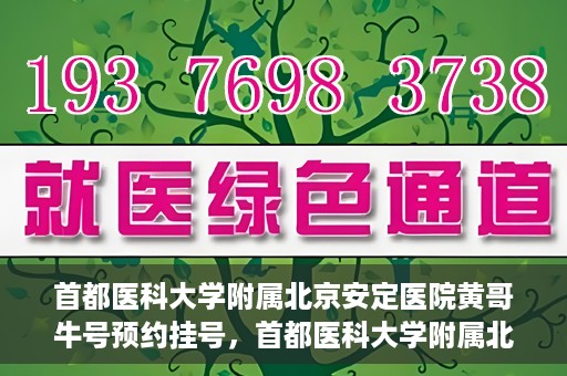 首都医科大学附属北京安定医院黄哥牛号预约挂号，首都医科大学附属北京安定医院黄哥牛号预约挂号指南