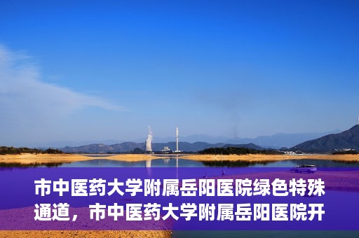 市中医药大学附属岳阳医院绿色特殊通道，市中医药大学附属岳阳医院开通绿色特殊通道，助力健康岳阳建设