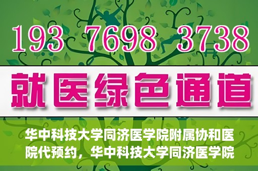 华中科技大学同济医学院附属协和医院代预约，华中科技大学同济医学院附属协和医院便捷代预约服务解析