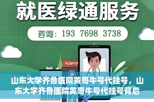 山东大学齐鲁医院黄哥牛号代挂号，山东大学齐鲁医院黄哥牛号代挂号背后的故事与探索