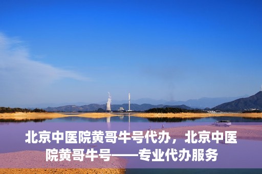 北京中医院黄哥牛号代办，北京中医院黄哥牛号——专业代办服务